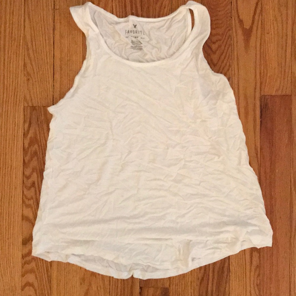 American Eagle- white tank